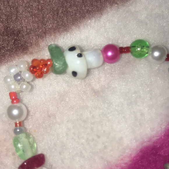 🩵3/$15🩵 MUSHROOM MEADOWS BEADED BRACELET - Picture 2 of 4